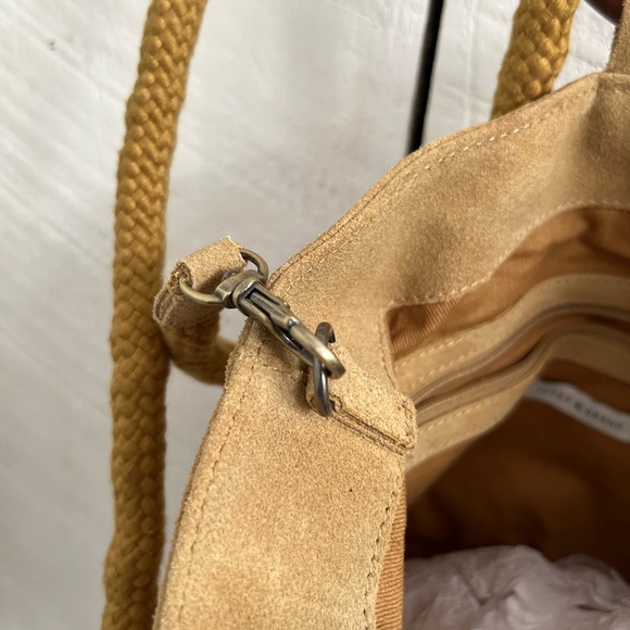 Lucky Brand Tan Suede Bucket Bag - Picture 6 of 8